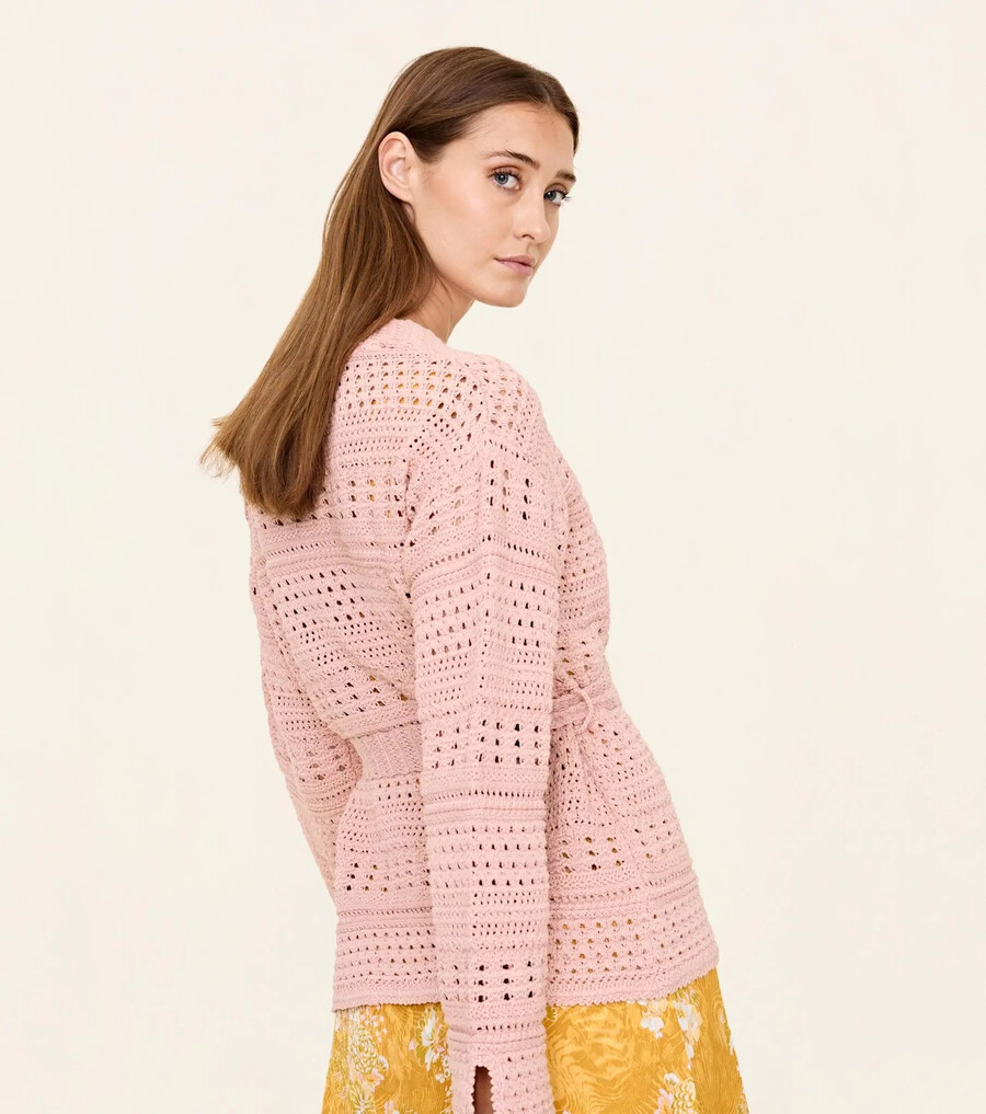 strickjacke zum binden