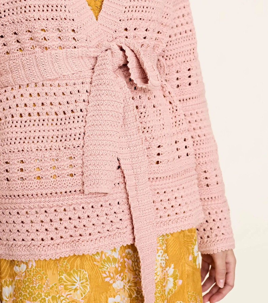 strickjacke zum binden